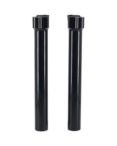 Chubby Billet 9.5" Straight Gloss Black Riser Set 4 Harley 