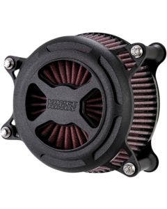 Vance & Hines 42363 Black VO2 X Billet Air Intake Harley Big Twin Cam TBW 08-17