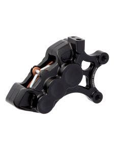 Arlen Ness Black Left 6 Piston 14" Disc Differential Bore Brake Calipers Harley 