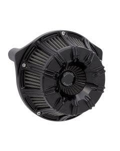 Arlen Ness 600-010 Black Inverted 10 Gauge Air Cleaner Harley 00-17 Twin Models 