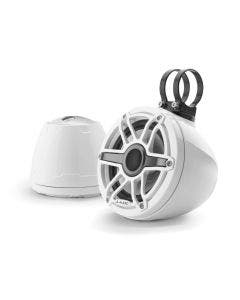 JL Audio 6.5-Inch Enclosed Coaxial System Gloss White Trim Enclosere Sport Grille