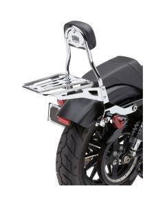 Cobra USA 602-2005 Chrome  Detachable Backrest Kit Harley Sportster XL 04-19
