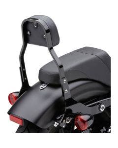 Cobra 602-202B Black Mini 11" Square Detachable Backrest Kit Harley 00-05 FL/FX