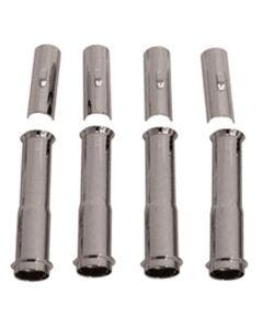 Mid USA 60539 Colony Chrome Pushrod Cover Set 99-17 Harley Twin Cam