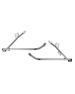 Custom Chrome Saddlebag Support Brackets for Harley FLH 09-13 Repl OEM 90881-09A