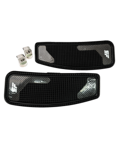 Slyfox Black Anodized Mini Driver Floorboards 4 Harley 80-23 Touring 