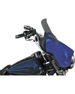 Wind Vest 8" Light Smoke Flip Design Windshield for Harley Batwing FLH/T 96-13