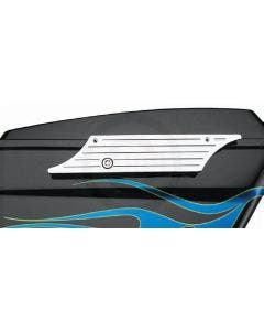 Custom Chrome 610580 Billet Saddlebag Latch Covers Latches Harley Touring 93-13