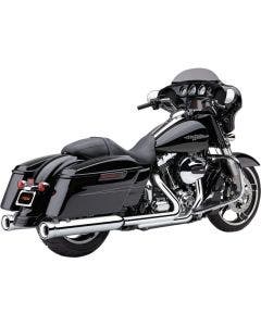 Cobra Chrome Neighbor Hater NH Series 4" Slip On Mufflers Mufflers Harley FLH