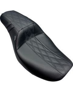 Le Pera Outcast Full Seat W/O Backrest GT2 Inlay for Harley FLH/FLT '23-'24