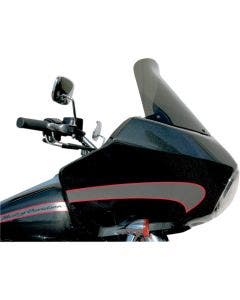 Wind Vest 14" Dark Smoke Flip Design Windshield Harley Road Glide FLTRX 98-13