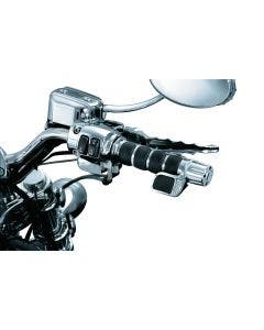 Kuryakyn 6238 Chrome Grip End Weights for ISO Kinetic & Braided Grips