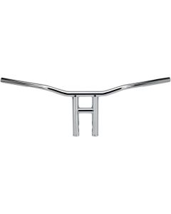 Biltwell Chrome Tyson XL 10" Rise 1" T-Bars Handlebars for Harley & Custom