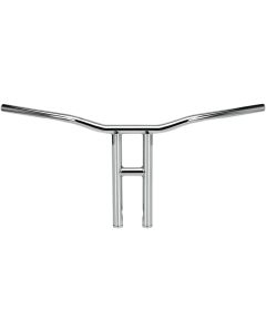 Biltwell Chrome Tyson XL 14" Rise 1" T-Bars Handlebars for Harley & Custom