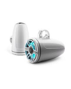 JL Audio 8.8-Inch Enclosed Tower Coaxial System W/Transflective LED, Gloss White Sport Grille