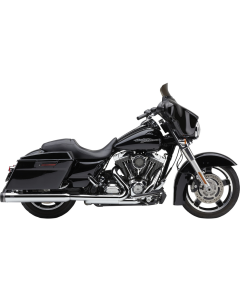 Cobra 6276 Chrome Gen2 Neighbor Haters 4" Round Slip On Mufflers Harley 95-16 