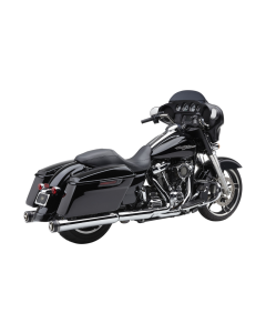 Cobra 6277 Chrome Gen2 Neighbor Haters 4" Round Slip On Mufflers Harley 17-22