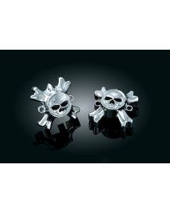 Kuryakyn Zombie Emblems for Zombie or Widow Grips with Throttle Boss