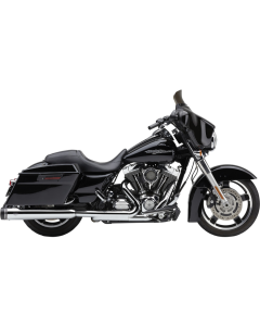 Cobra 6290 Chrome Gen2 Neighbor Haters 4.5" Round Slip On Mufflers Harley 95-16 