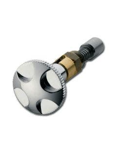 Custom Chrome Solid Cross Enrichener Choke Knob For S&S Super E, B And G Carbs