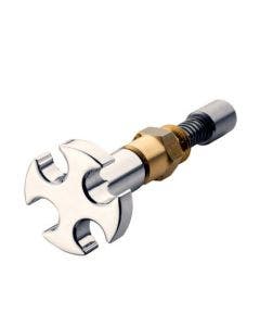 Chrome Cross Enrichener Choke Knob For S&S Super E, B And G Carbs