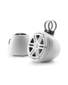 JL Audio 6.5-Inch Enclosed Coaxial System Gloss White Enclosure Sport Grille