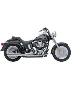 Cobra 6421 Chrome PowerPro HP 2-into-1 Exhaust for Harley Softail 07-11 FLST FXST