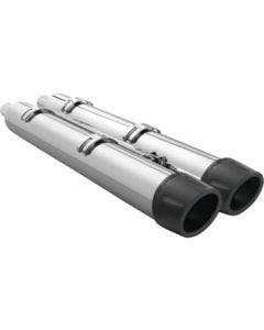 Freedom Performance Exhaust 4.5 Slip-On Mufflers Chrome Combat Indian Touring