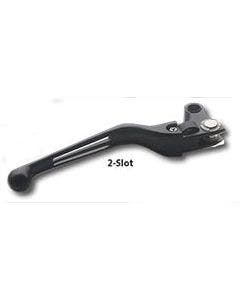 Custom Chrome 2 Slot Black Levers for Harley Davidson Big Twin Models 2007-2013