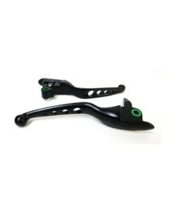 Custom Chrome 4 Hole Clutch and Brake Black Levers for Harley Davidson 2008-2013 Touring Models