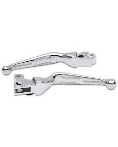 Custom Chrome 3 Slot Clutch and Brake Levers for Harley Davidson 2008-2013 Touring Models