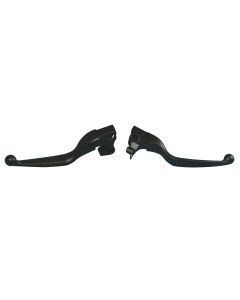 Custom Chrome Smooth Black Hand Levers for Harley Sportster 14-15