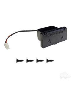 RHOX ACC-0106 12V Outlet w/ Dual USB Charging Port Waterproof for Golf Cart
