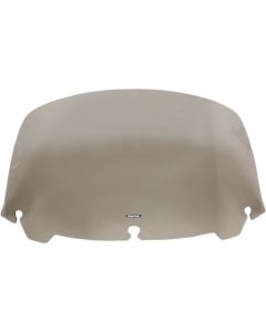 Wind Vest 10" Light Smoke Flip Design Windshield for Harley Batwing FLH/T 14-20