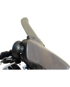 Wind Vest 10" Dark Smoke Flip Design Windshield for Harley Batwing FLH/T 14-20