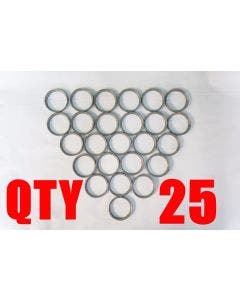 Lot of 25 Tapered Exhaust Crush Gaskets Seals Harley Twin Cam Evo XL 65324-83A