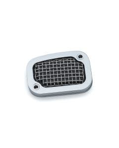 Kuryakyn Chrome Mesh Brake Master Cylinder Cover for Harley 15-17 Softail