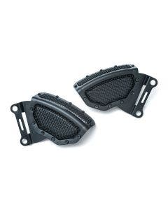Kuryakyn Black Mesh Front Brembo Caliper Covers for Harley Touring & V-Rod