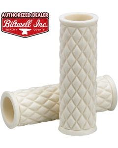 Biltwell White 6706-0201 White Alumicore 1" Grip Set Replacement Sleeve