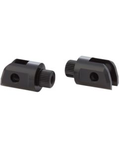 Arlen Ness 07-990 Black Billet Splined MX Driver Footpeg Male Mounts Harley