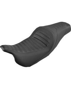 Saddlemen Black Slim Roll & Pleated Seat Harley
