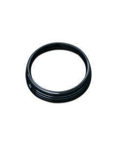 Kuryakyn Black 7" Headlight Headlamp Trim Ring Bezel for Harley FLH/T 14-Up