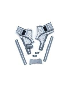 Kuryakyn Chrome Deluxe Neck Covers for Harley Touring Models 14-17 | 6955