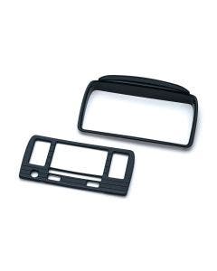 Kuryakyn Black Tri-Line Stereo Trim & Face Plate Accent for Harley FLTR '15-'17 w/ Boom! Box 4.3 Stereo | 6967