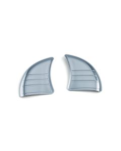 Kuryakyn Chrome Tri Line Inner Fairing Mirror Filler Covers Plugs Harley FLHX 14up | 6978