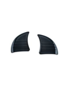 Kuryakyn Black Tri Line Inner Fairing Mirror Filler Covers Plugs Harley FLHX 14up | 6979