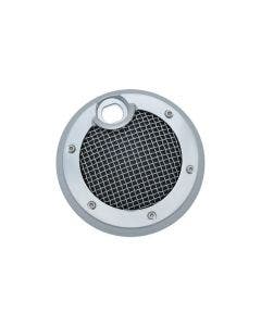 Kuryakyn Chrome Mesh Grill Fuel Gas Door Cover for Harley Touring '08-'17