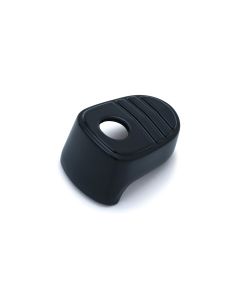 Kuryakyn Black Tri Line Ignition Switch Cover for Harley FLH/T 14-17