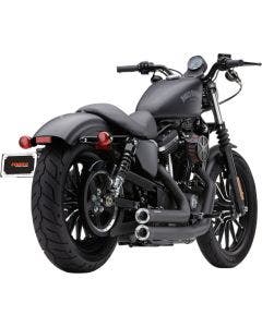 Cobra 6785B Speedster Shorts RPT Black 2 : 2 Exhaust for Harley Sportster 14-16