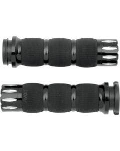 Avon Grips Air Cushion Black Rival Grips for Harley Throttle By Wire 08-23